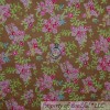 Clothworks BonEful Fabric FQ Cotton Quilt Brown Pink Blue Green