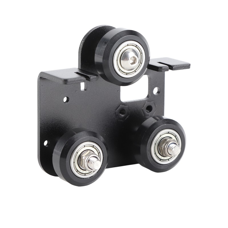 Back Support Plate Black Metal 3D Printer Extruder Back Support