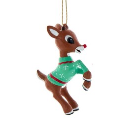 Rudolph The Red Nosed Reindeer Christmas Ornament Ugly Sweater Holiday Tree Decoration
