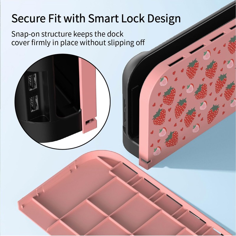 JEMDO Custom Faceplate Cover for NS 2 Charging Dock, Hard