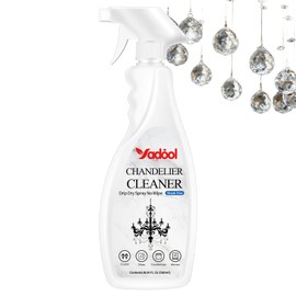 Yadool Chandelier Cleaner Drip Dry Spray No Wipe, Spray Away Dust Remover for Crystal Shiny, Glass, Figurines & Fine Collectibles, Bright, Shine, Spotless & Streak-Free - 16.91 Fl Oz