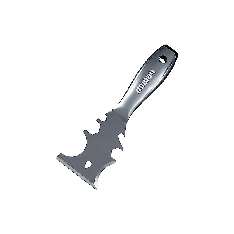 ALLWAY UXG12 Stainless Steel 12-In-1 Pro Painter's Multi-Tool with Hammer