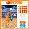 Pin The Basketball on The Hoop Game, 7 Pcs Basketball