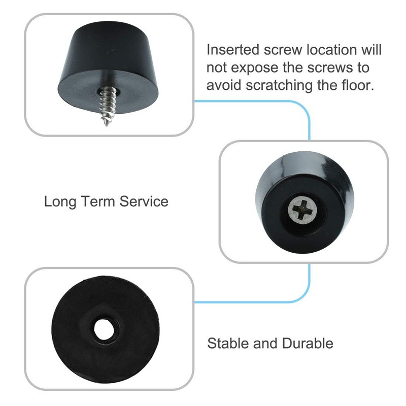 sourcing map 4pcs Rubber Feet Bumper Furniture Table Amplifier Speaker