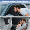 KOCZIL Car Window Shades - 4 Pack Magnetic Car Window
