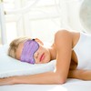 Relaxso Silk Therapy Lavender Eye Mask, Chiffon Crinkle Teal