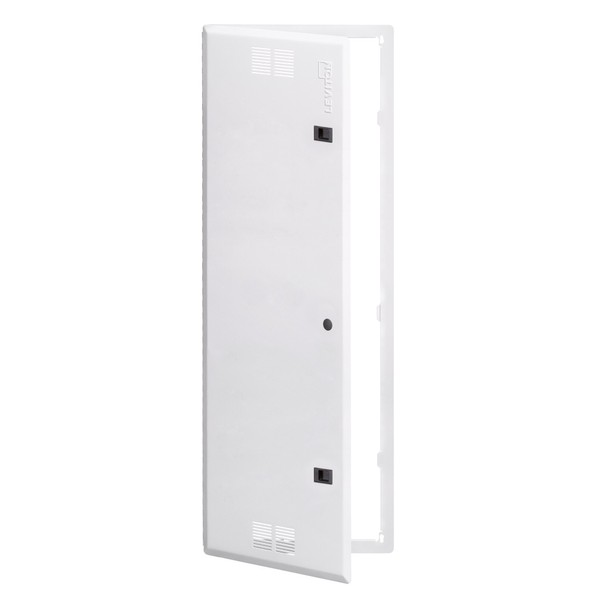 Leviton 47605-42S 42-Inch Vented Premium Hinged Structured Media Door, White, AmazonUs/LEVV9