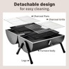 Portable Charcoal Grill Outdoor Stove: BBQ Easy to take Two