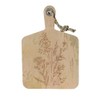 Kaemingk Floral Pattern Food Grade Mango Wood Chopping Board with