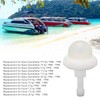 Fuel Primer Button, Fuel Primer Bulb F681046 White Lightweight Replacement