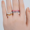 icooci 10 Packs Stackable Braided Silicone Wedding Ring – Thin