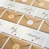 100 Bulk Thank You Cards with Kraft Envelopes and Stickers