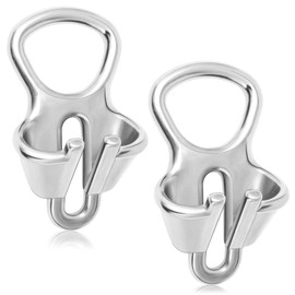 Otoolling 2 Pack Anchor Chain Lock 10-12 mm Boat Stainless Steel Anchor Chain Snubber Stopper Rope Mooring Device