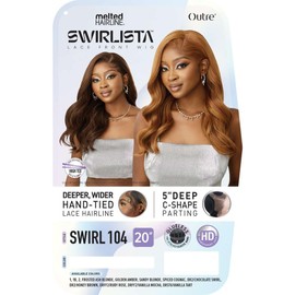 Outre Lace Front Wig - Melted Hairline - Swirlista - Swirl 104 (DR2/CHOCOLATE SWIRL)