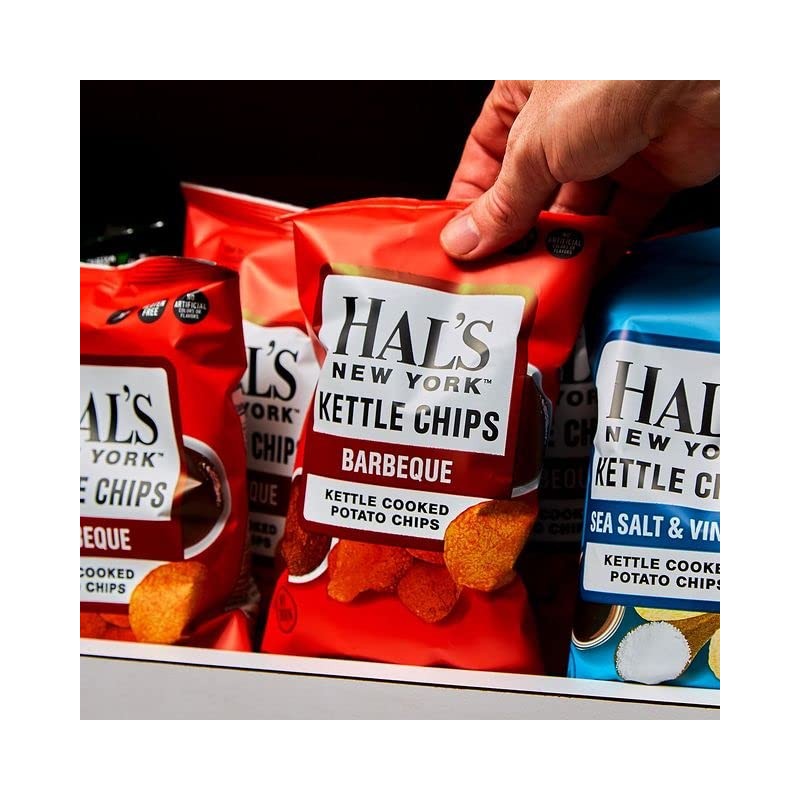 Hal's New York Kettle Cooked Gluten Free Barbeque BBQ Flavored