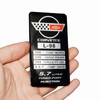 1Pc C4 Corvette 1987 L98 Engine ID Spec Metal Data