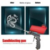 1/4" Air Sandblasting Gun, 90psi Gravity Pneumatic Sand Blaster, Small