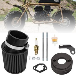 YONQIFON Air Filter Adapter Kit Upgrade for Predator 212cc 196cc,Co-leman CT200U CT200U-EX BT200X KT196 6.5Hp Engine Mini Bike Go Kart GX160 GX200 Performance Parts