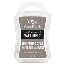 Woodwick 22.7G Mini Melt Black Amber