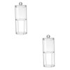 STOBAZA 2pcs Double Layer Cotton Swab Container Gauze Swabs Box