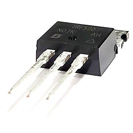 Juried Engineering IRF520PBF IRF520 Transistor MOSFET N-Channel 100V 9.2A 3-Pin (3+Tab) TO-220AB Field Effect Transistor to−92 (to−226) (Pack of 5)