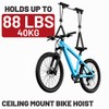2 Pack Bike Hoist, Bike Ceiling Mount Pulley System for