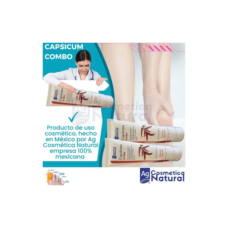 Pack 2 Cremas Para Neuropatia Diabetica Capsicum Para Ardor