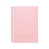 Lihit Lab Open Ring Notebook, B6, 30 Leaf, Pink
