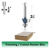 Bosch 85437M Router Bit Carbide Tip Double Flute Flush Trim
