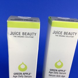 Juice Beauty The Organic Solution Green Apple Age Defy Serum 1 oz (Lot of 2)