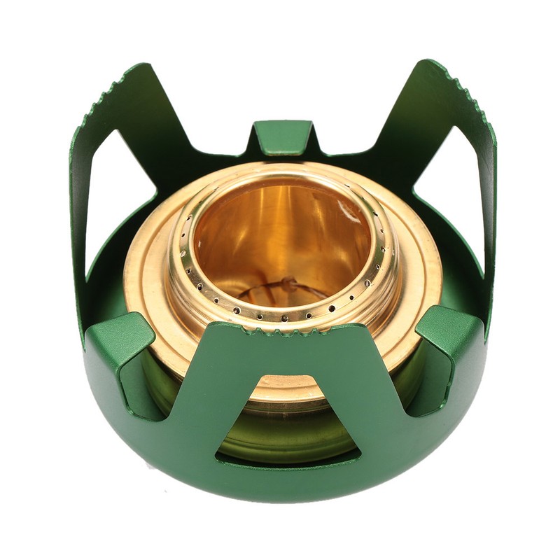 Lixada Copper Alloy Portable Mini Ultra-light Spirit Burner Alcohol Stove