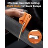 4 Pack Window Breaker Seatbelt Cutter Car Window Breaker Tool