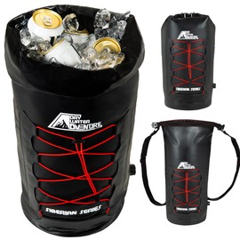 Dry Water Adventure - Marine Grade Waterproof Backpack Insulated Cooler Bag - Camping, Diving, Kayaking, Boating, Beach, Travel, Picnic, Food and Beverage, Siberian Series (20 Liter/5.3 Gallon)