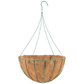 Arcadia Garden Products 1539 Green Grow Basket with Liner 20"