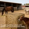 iaodia 4x4 ft Slow Hay Net Feeder for Horses, Durable