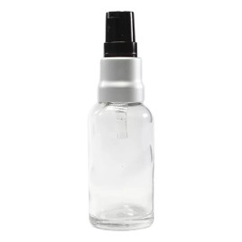 Meliars Dispensador 30 Ml Transparente Cristal Plata (20 Piezas)