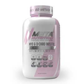 Meta Nutrition Myo y D-Chiro Inositol Ratio 40:1. 40 días de servicios.120 cápsulas.