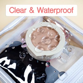 Jonnick Clear Messenger Bag, Clear Bag Stadium Approved for Women, Crossbody Bag Purse Adjustable Strap Shoulder Bags for Concerts Festival Sports Events (White, Small)