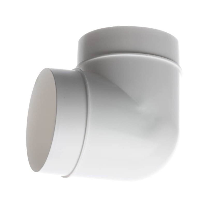 100mm / 4 Inch Duct Connector - 90 Degree Elbow