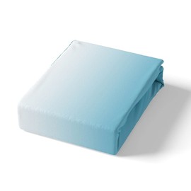 Ombre Duvet Cover Set Ombre Effects Bedding Set Kids Girls Boys Gradient Blue White Bedding & Linen Set 3Pcs Double Size