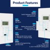 LIDER Programmable Digital Timer Switch for Lights, Fans, Motors, 7-Day