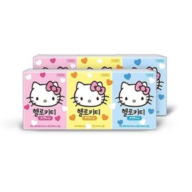 6 Pack Cute Lovely Kitty Facial Pocket Tissues for Travel, 3-Ply, 8.3 x 8.3 inches, 10 Tissues Per Pack, 60 Total Tissues