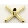TOELESS Brass CROSS Rest Head For Snooker Or Pool