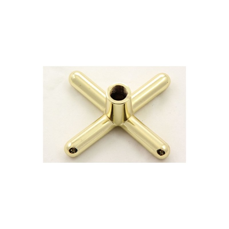TOELESS Brass CROSS Rest Head For Snooker Or Pool