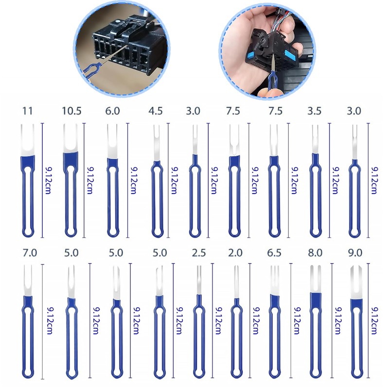 Yuiturt 36 Pcs Upgraded Terminal Removal Tool Kit, Pin Extractor