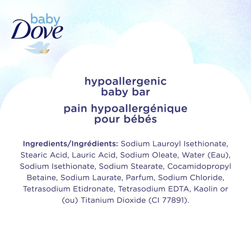 Baby Dove Body Cleanser for sensitive skin care Rich Moisture