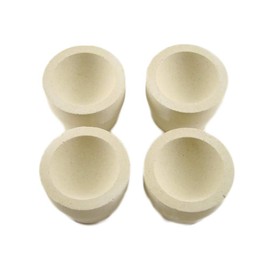 Lot of 8 - # 8AM Mabor Cupel 1-3/4" Gold-Assay-Smelting-Refining-Melting-Cupels