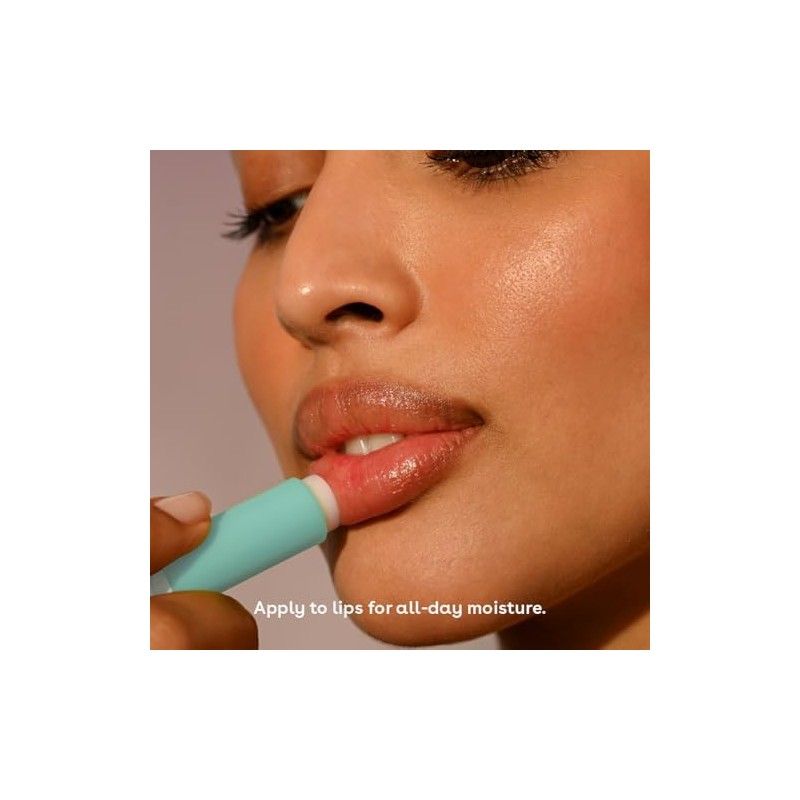 Bálsamo labial eos Natural Shea Birthday Cake – Hidratación 24h,