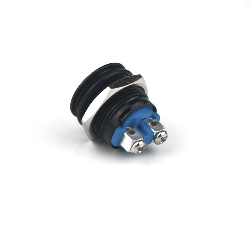 16mm Momentary Push Button Switch (3 Pack) - IP65 Waterproof,
