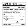 Euri Lighting 031918 - EA19-6150-4 (4pk) 9W 120V 5000K Omnidirectional